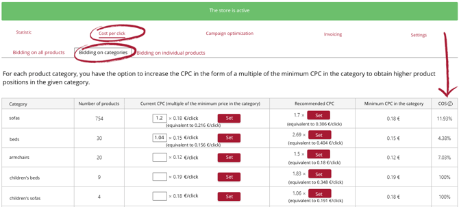 Minimum CMC price in the category (1)